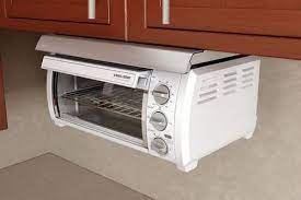 install a toaster oven under the cabinet