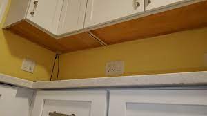 How to Finish Underside of Kitchen Cabinets