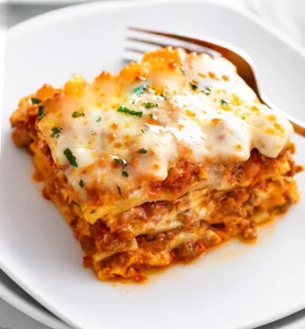 How to Serve and Store the Cooked Lasagna